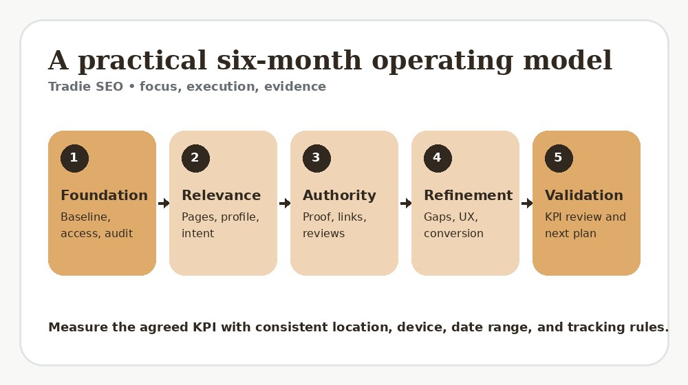 Practical framework for local seo for plumbers