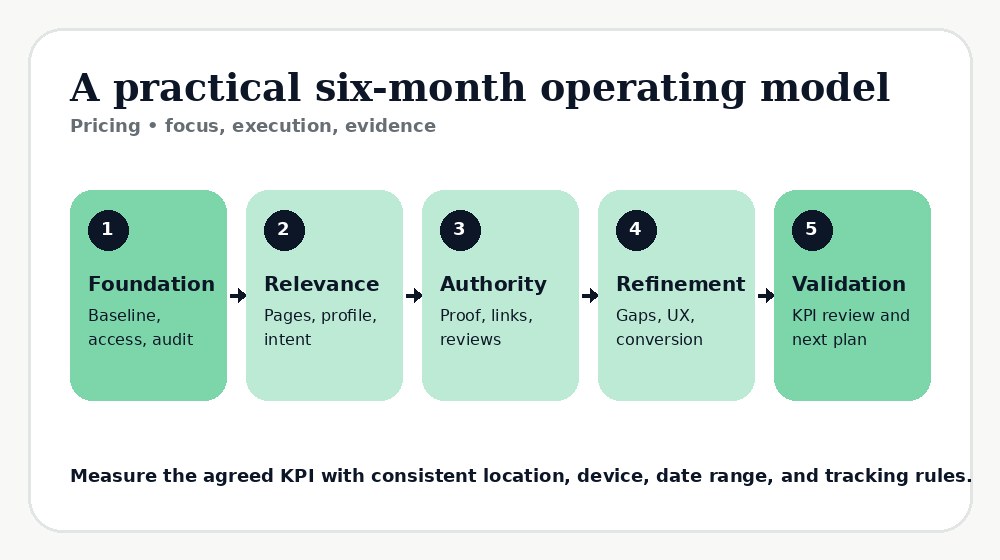 Practical framework for seo outsourcing pricing
